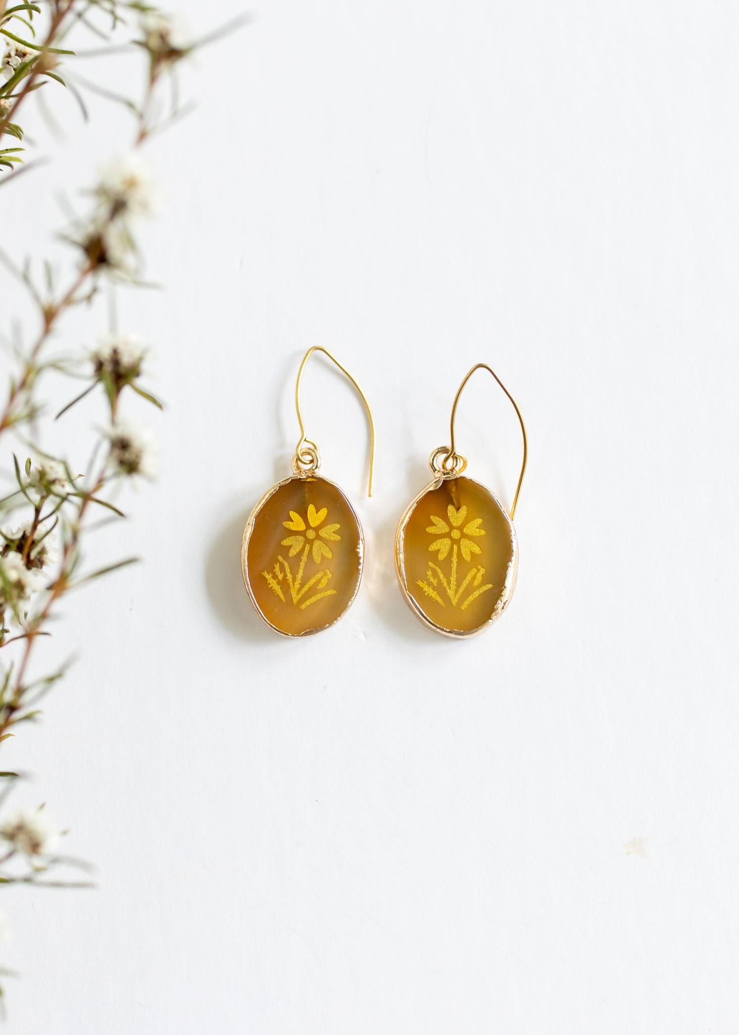 Daisy Drop Earrings