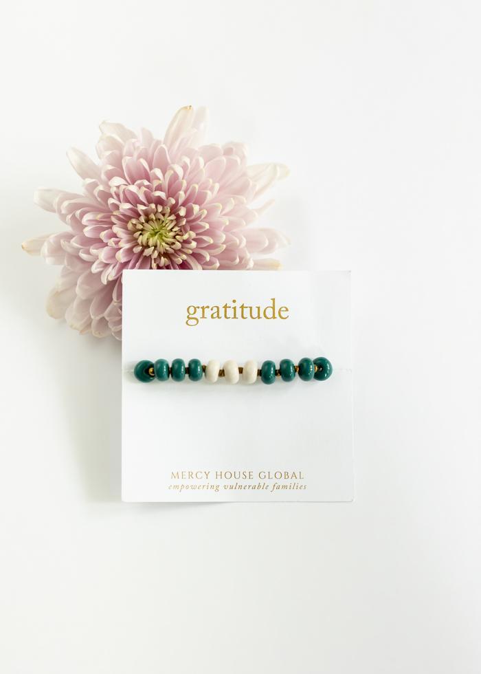 Miujiza Ceramic Beaded Bracelet | Gratitude