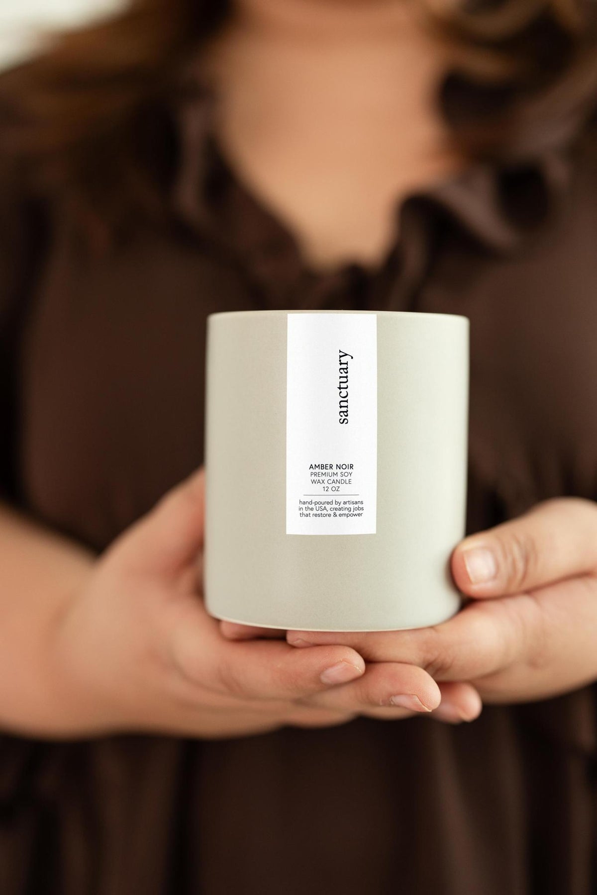 Sanctuary Candle | 12 oz Ceramic Tumbler
