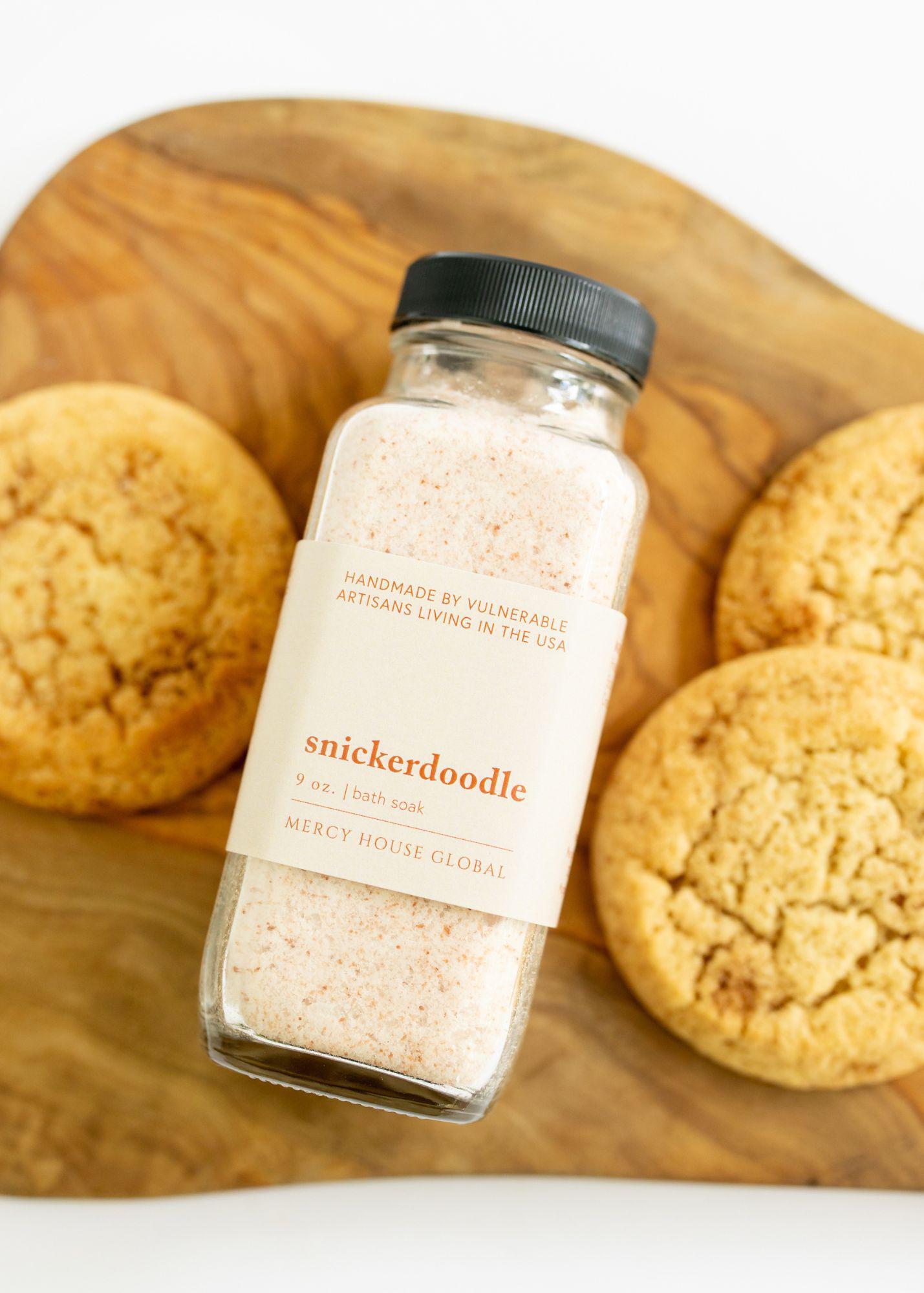 Snickerdoodle | 9 oz. French Glass Jar Bath Soak