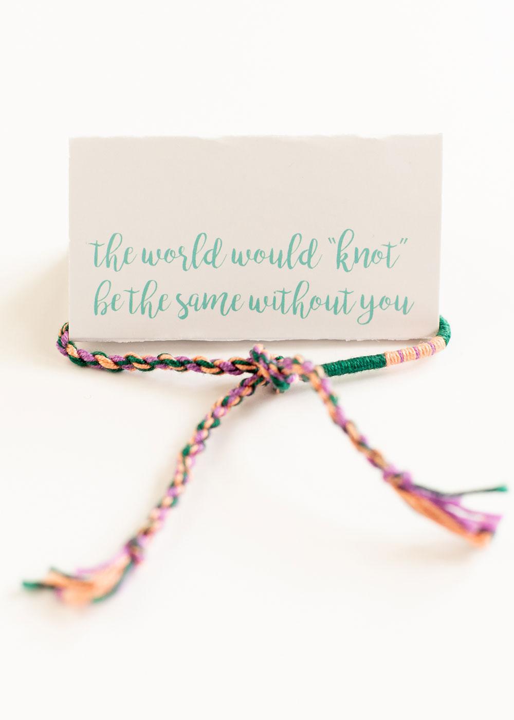 Fair Trade Friendship Bracelet + Card - Mercy House Global