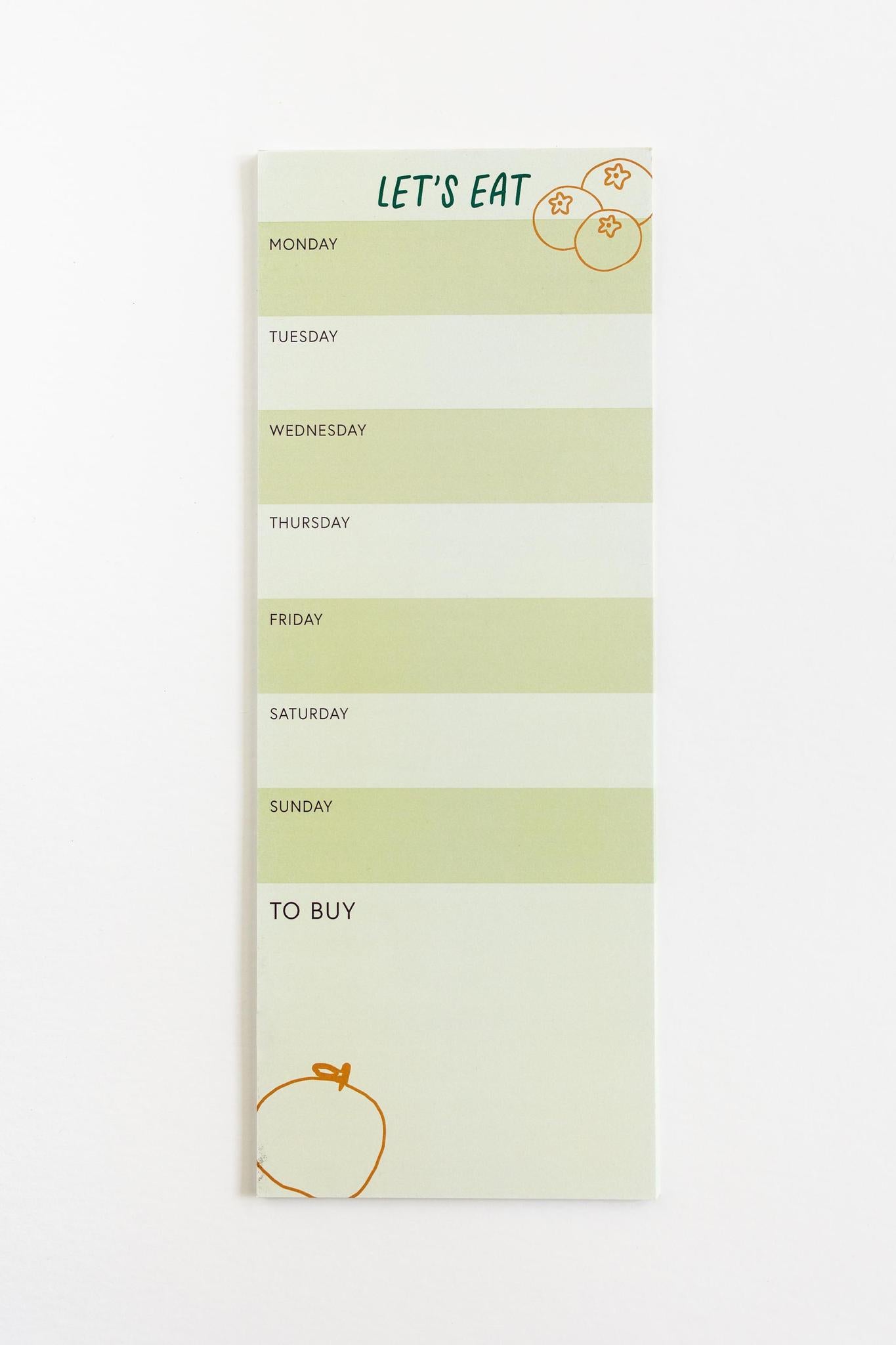Let's Eat | Pack of 3 Notepads