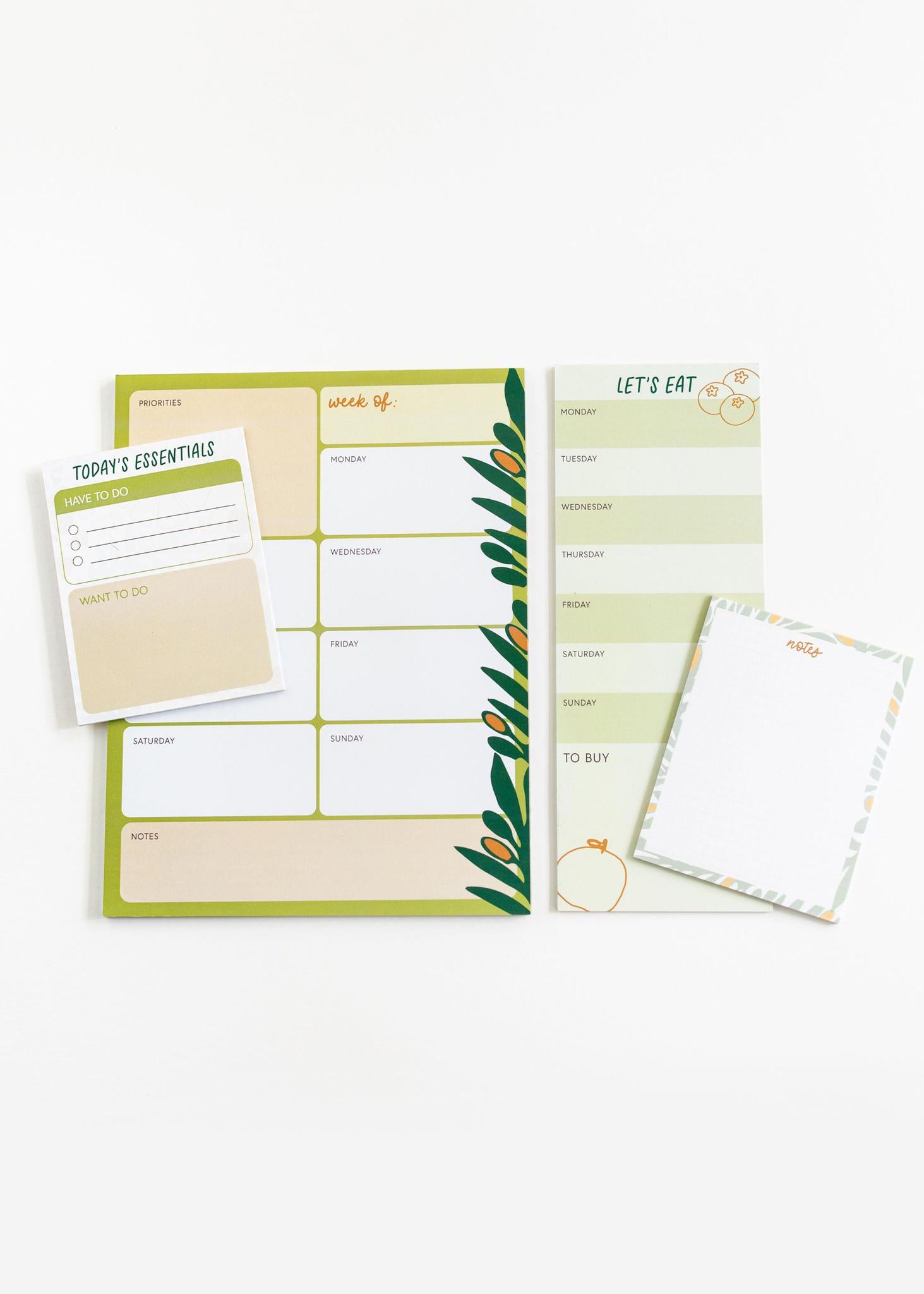 Fun + Functional Notepad Collection | Set of 4