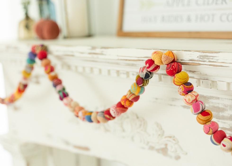 Sari Mixed Bead Garland - Mercy House Global