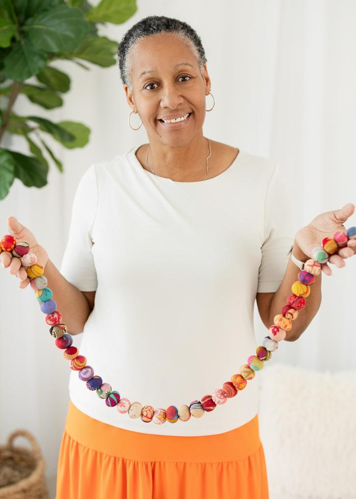 Sari Mixed Bead Garland - Mercy House Global