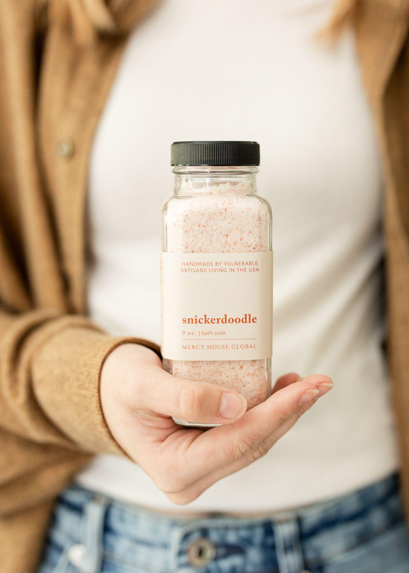 Snickerdoodle | 9 oz. French Glass Jar Bath Soak