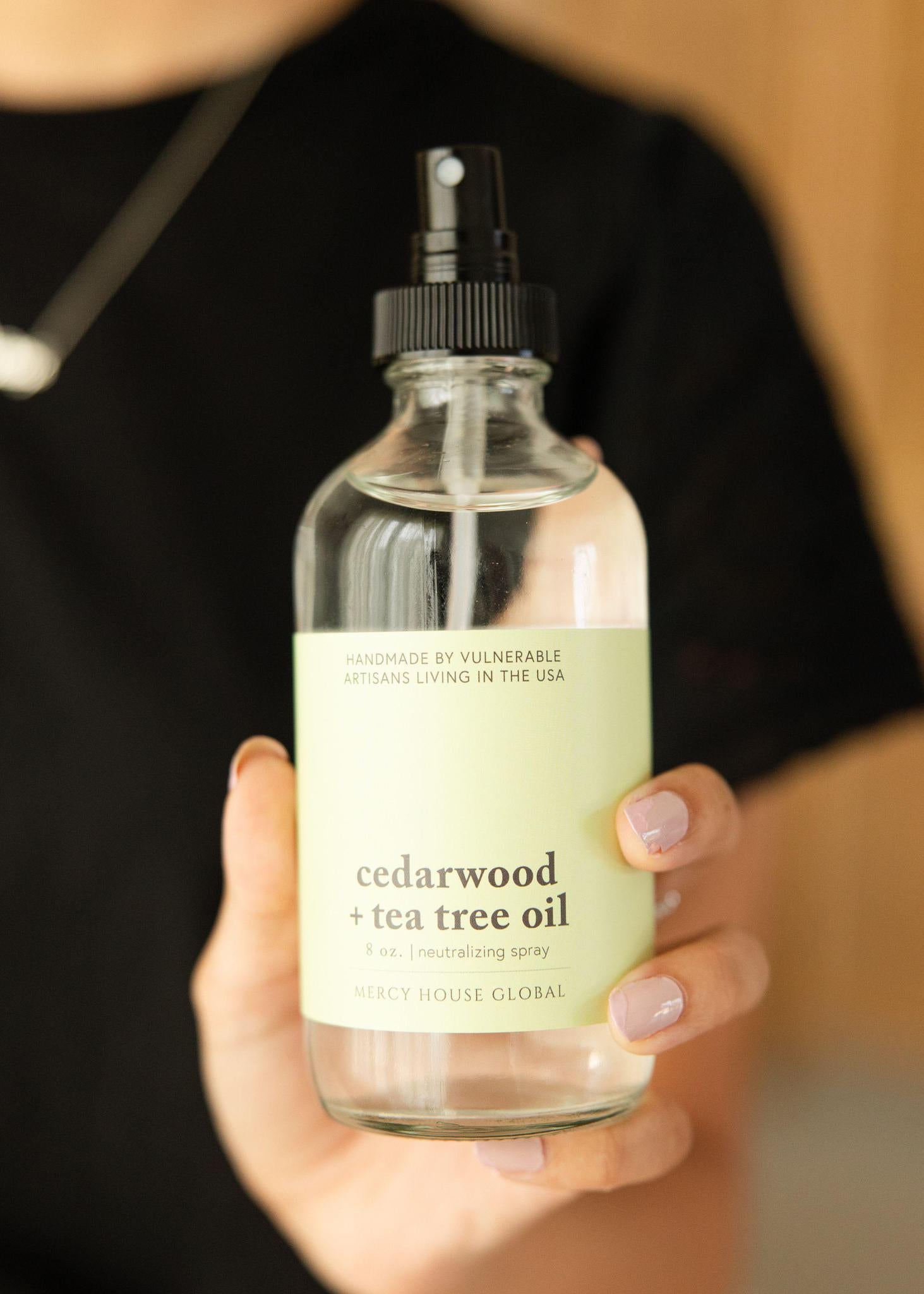 Cedarwood + Tea Tree Oil | 8 oz. Neutralizing Spray