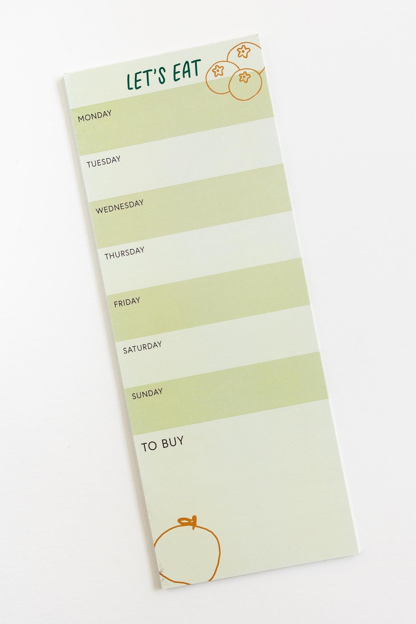 Let's Eat | Pack of 3 Notepads