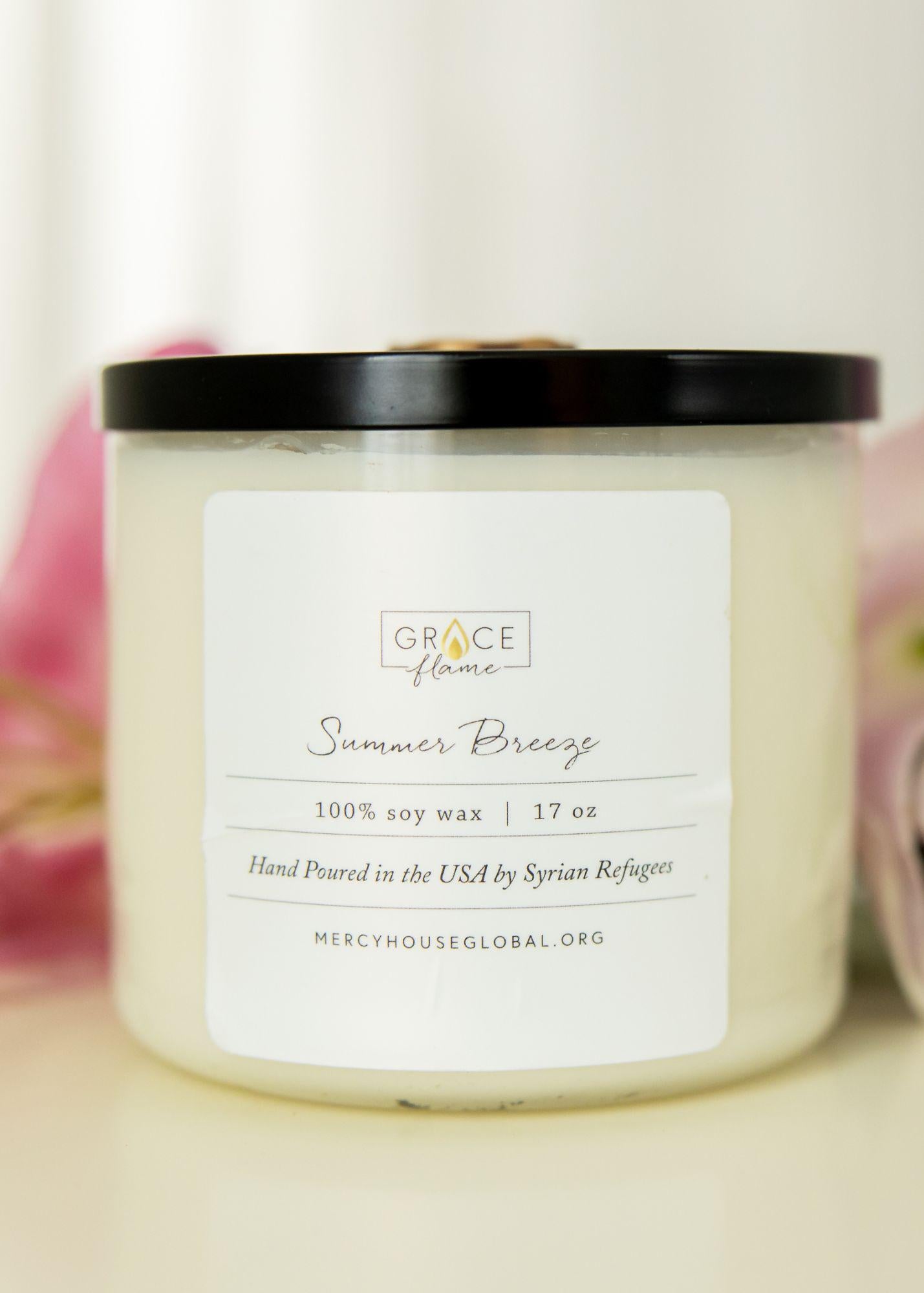 Summer Breeze Candle | 17 oz. Grace Flame