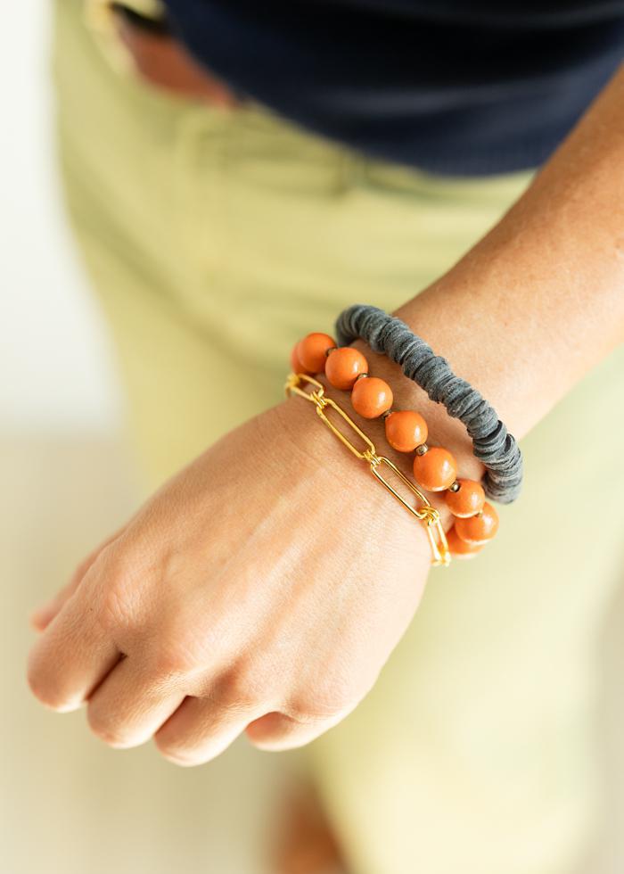 Golden Harvest Stack | Set of 3 Bracelets