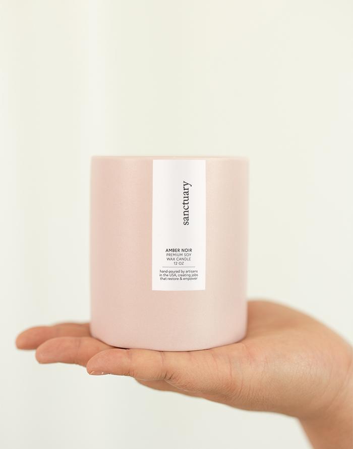 Sanctuary Candle | 12 oz Ceramic Tumbler