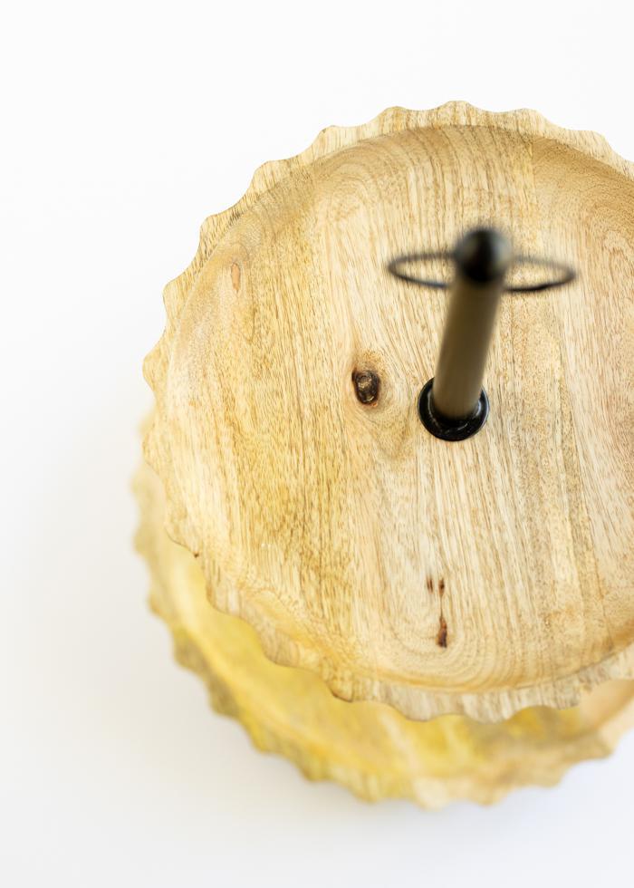 Hand-carved Tiered Wooden Tray - Mercy House Global