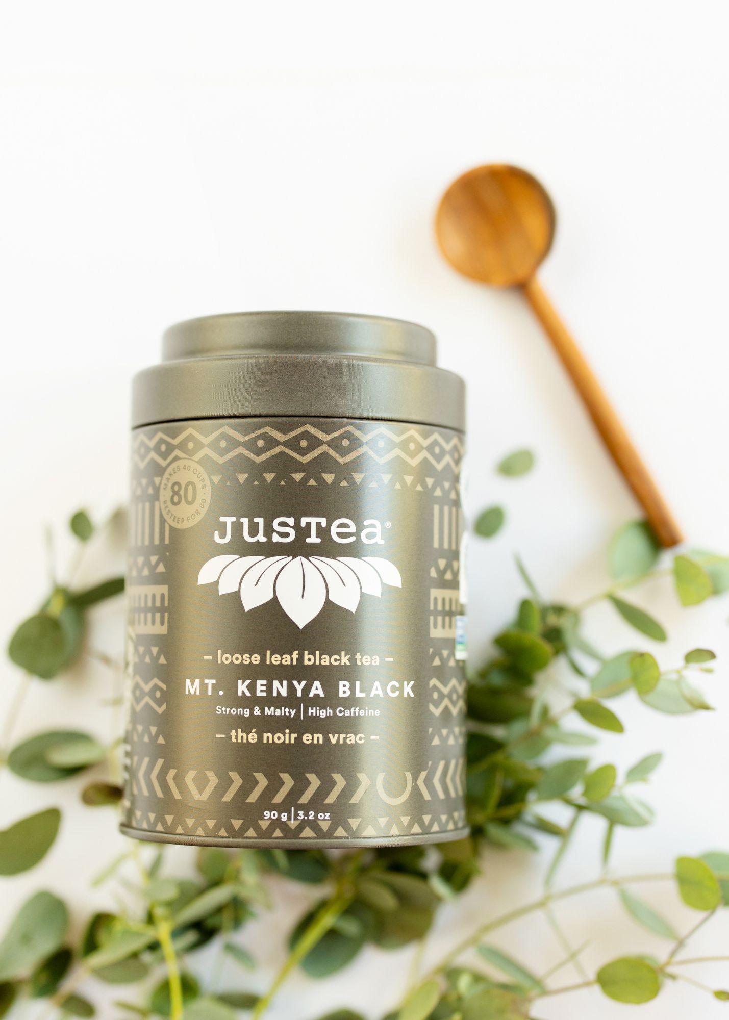 Mt. Kenya Black Loose Tea Tin + Spoon