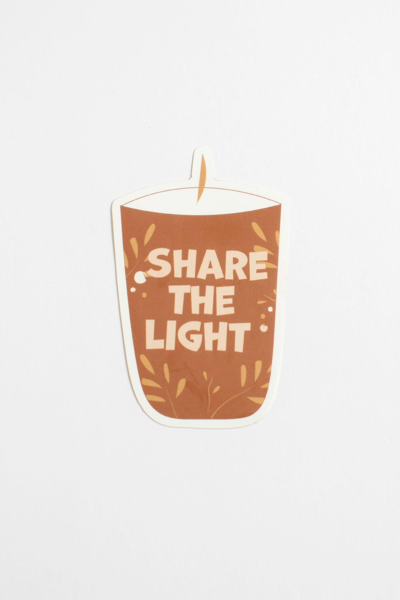 Share the Light Sticker