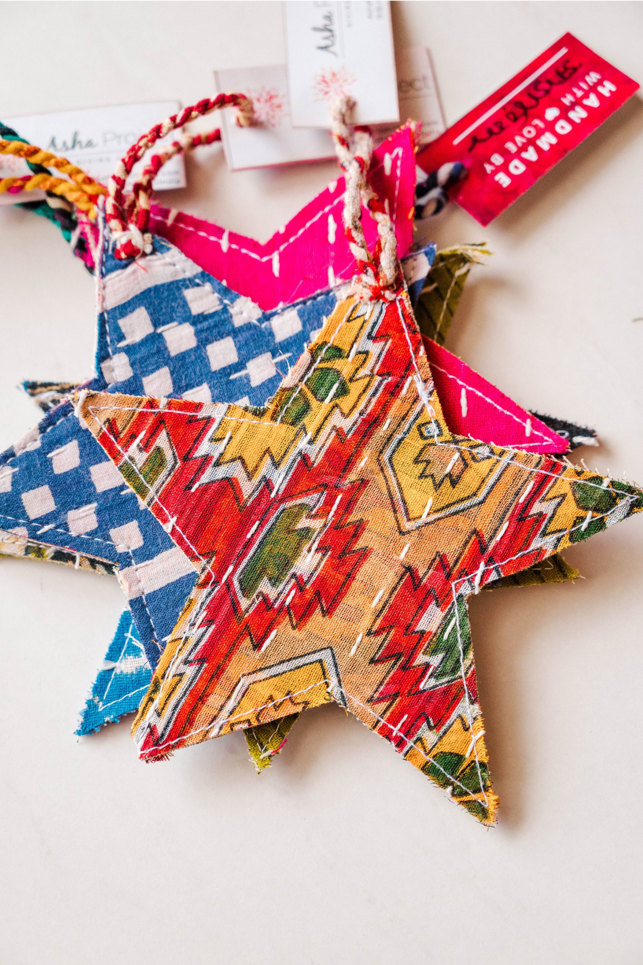 Kantha Star Ornament