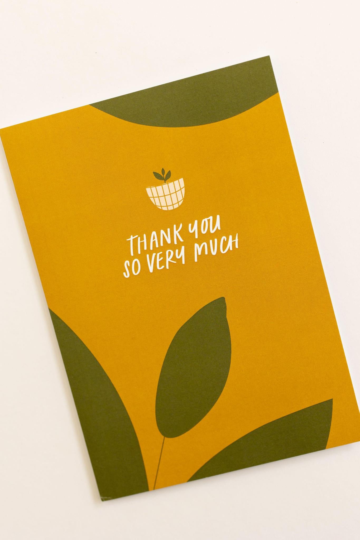 Thank You So Very Much Greeting Card